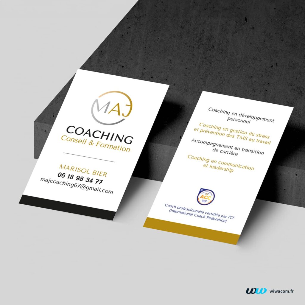 Carte de visite MAJ Coaching