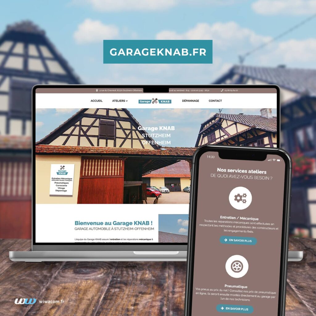 Création site internet garageknab.fr